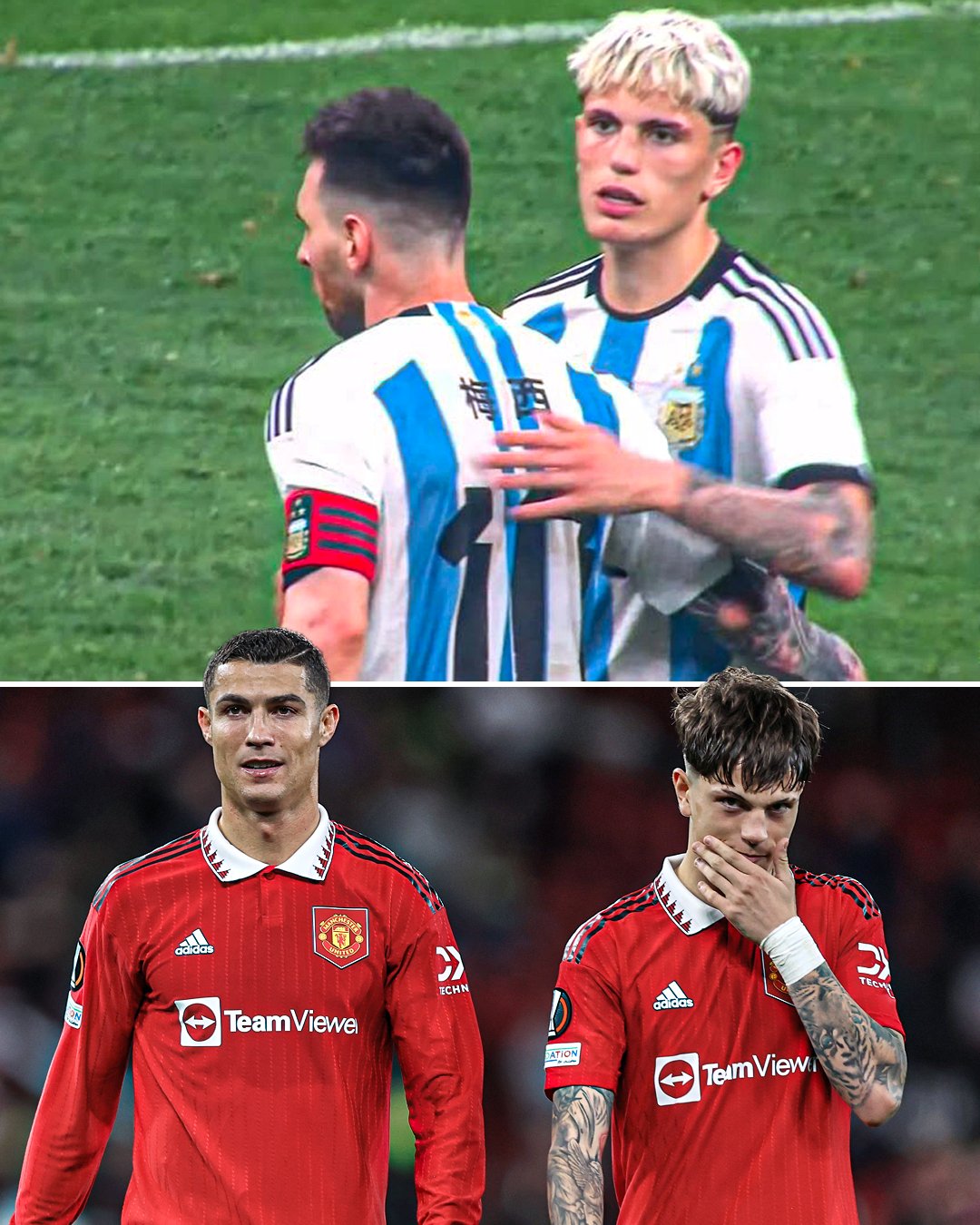 ESPN FC on X: "18-year-old Alejandro Garnacho has now played alongside both Messi and Ronaldo 🐐 Living the dream 💭 https://t.co/5IDHBgBk3V" / X