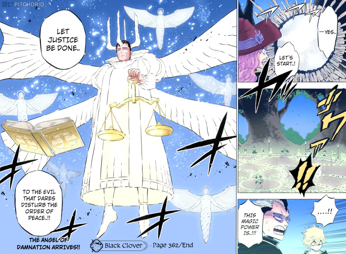 Let justice be done...
Black Clover Ch. 362

#BCSpoilers #BC362 #mycoloring