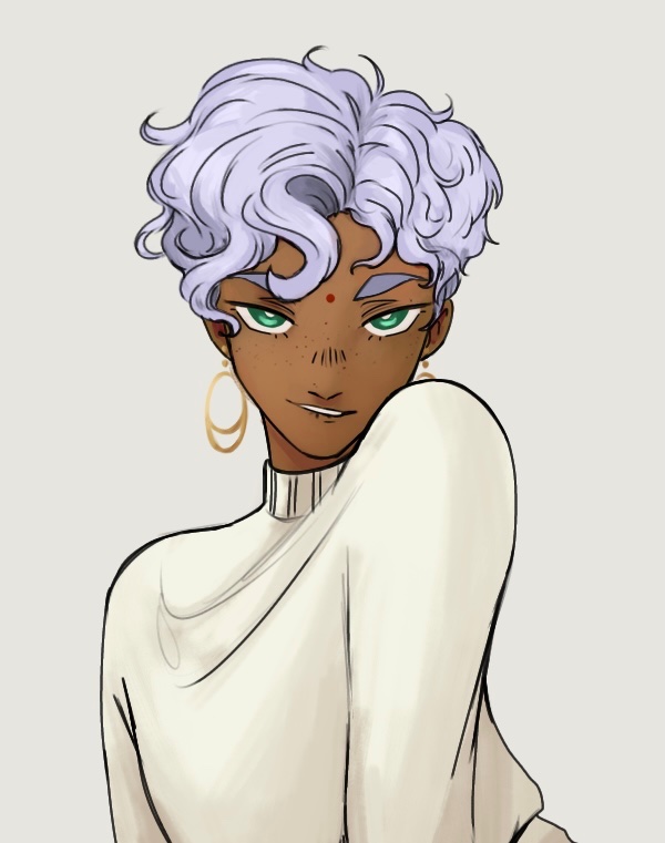 I stayed up last night for hours doodling short haired nahyuta accidentally and for some reason I made this before passing out
Enjoy