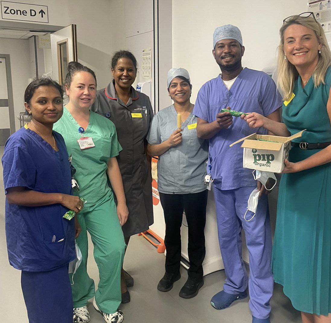 Sarah Burton (@sarahaburton1) on Twitter photo Huge appreciation goes to all the fabulous staff <a href="/HillingdonNHSFT/">The Hillingdon Hospitals</a> for your hard work and dedication especially in the warm temperatures.
Delivering ice lollies to staff and patients. 🍦🍦
Thank you ALL🌟🌟🌟🌟 Huge appreciation goes to all the fabulous staff <a href="/HillingdonNHSFT/">The Hillingdon Hospitals</a> for your hard work and dedication especially in the warm temperatures.
Delivering ice lollies to staff and patients. 🍦🍦
Thank you ALL🌟🌟🌟🌟