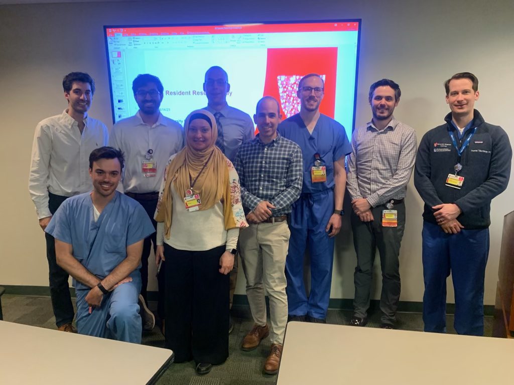 Amazing presentations by our #R4 #radres showing off their research and educational projects as they depart our program. #bittersweet. I’m not crying, you’re crying! 🥹