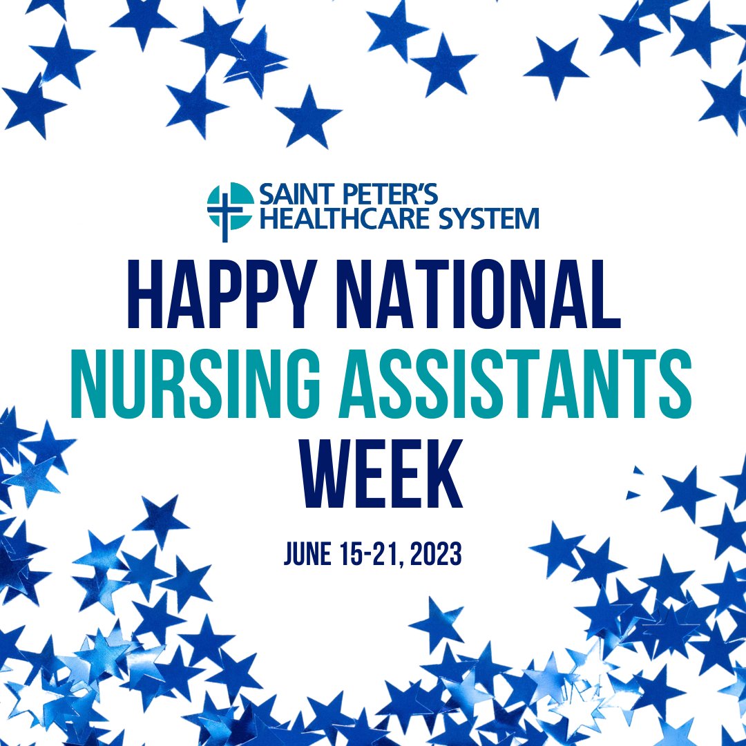 Saint Peter's HCS on Twitter "It's National Nursing Assistants Week