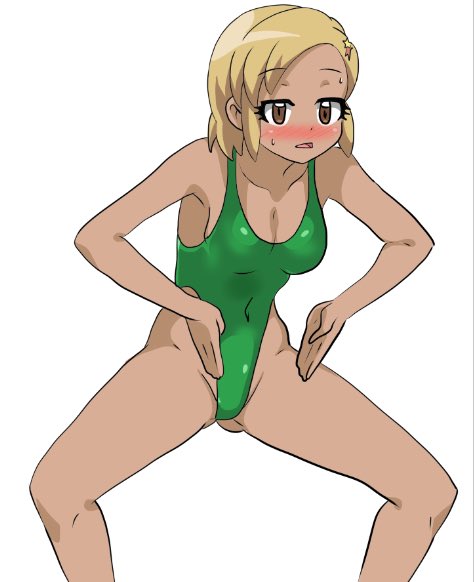 なぜか身内に頼まれてキャラデザしてる…_(:3」z)_がその間に1700人フォロワーになってた!感謝にまたまたパソコン漁ってたら見つかった古の練習絵。ハイグレ人間モアちゃんを添えておこう 