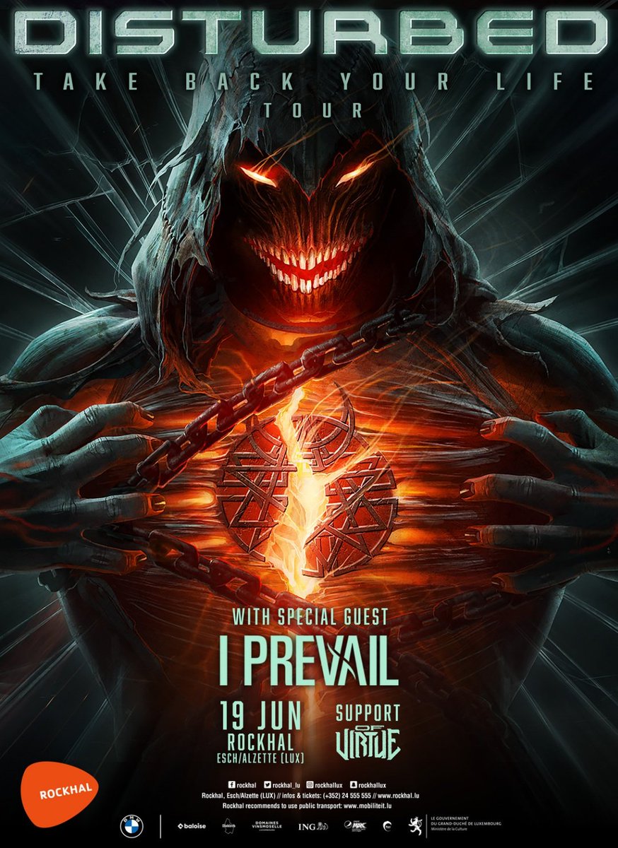 OFVIRTUE's tweet photo. 🚨New show announcement!🚨 

Luxembourg, we will see you on June 19th w/ @Disturbed &amp; @IPrevailBand at Rockhal!

Get tix 🎟️ https://t.co/FbYXe23fwX

RT this if you're as stoked about this as we are. Comment if you'll be there! https://t.co/d0SqHok3Wh