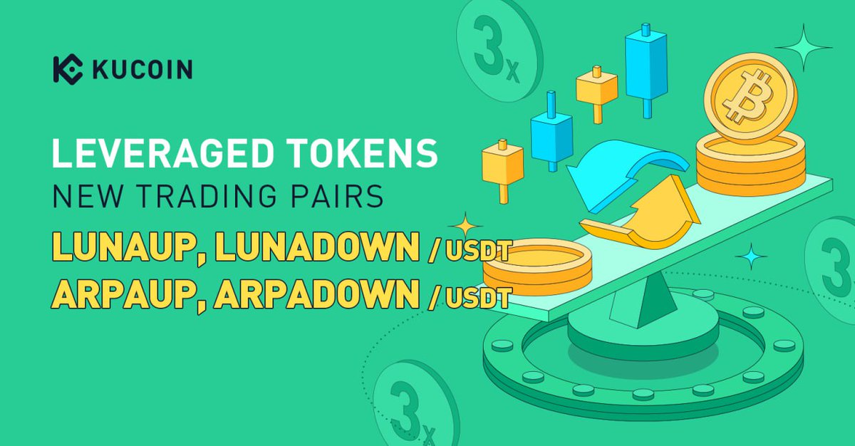 #KuCoin Leveraged Tokens (ETF) Market Adds 4 Trading Pairs

👉kucoin.com/news/etf-listi…