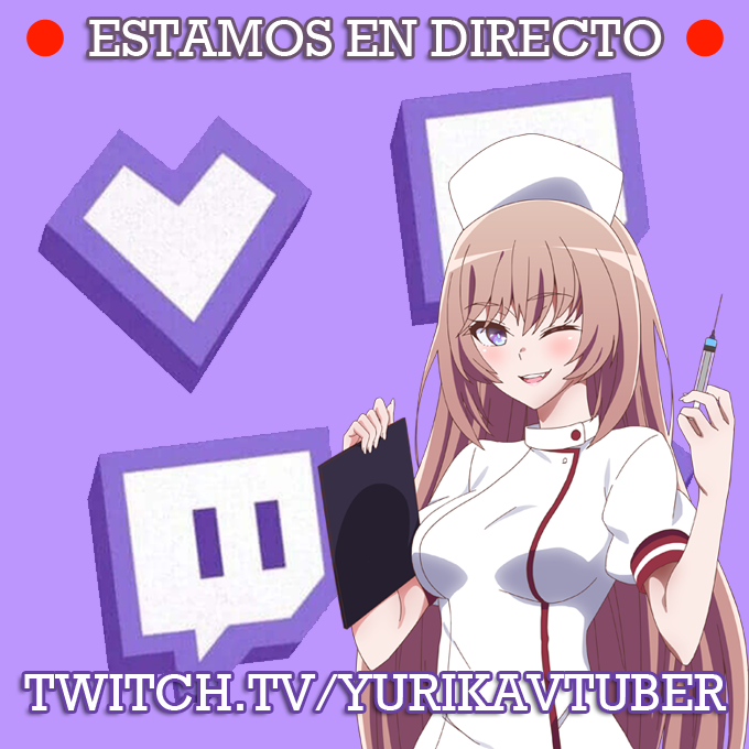 YurikaVtuber's tweet photo. 🔴 Estamos en directooo en twitch🔴 

Me podéis buscar como Yurikavtuber allí :D vamos con este jueveees

#Vtuber #VTuberUprising #VtuberES https://t.co/F0aXAOFe9P