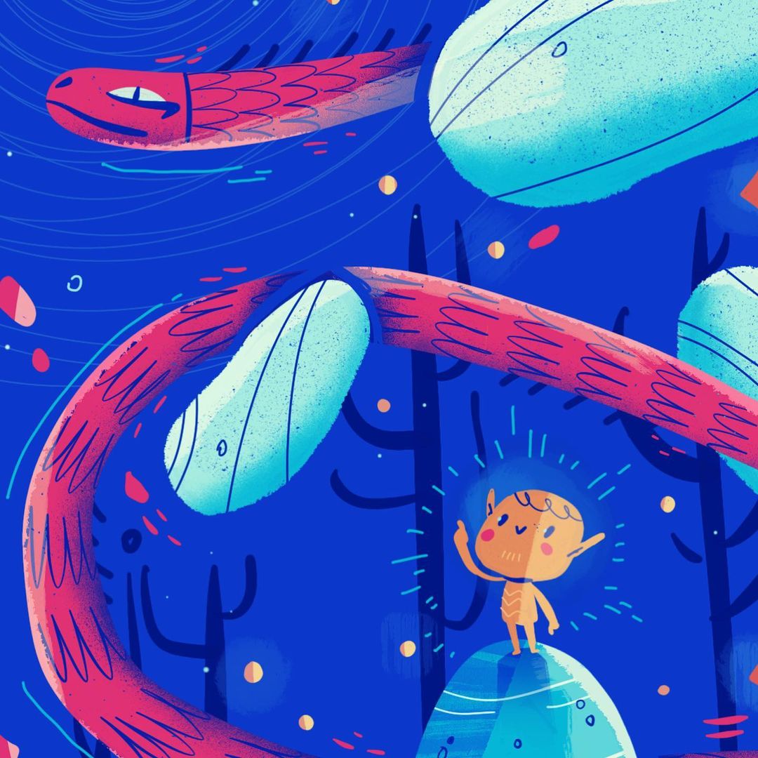 Great illustration by @sounas_ilias using deep colors and impressive textures. 

#tayasui #tayasuisketches #made_in_sketches #iOS #drawing #drawingapp