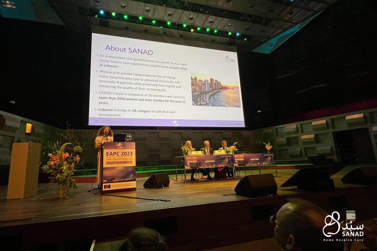 SANADHospice's tweet photo. A special day for SANAD today as it receives the Award for Palliative Care Leadership Programmes 2023 by the European Palliative Care Academy (EUPCA), for its "Capacity and Model Building Programs" project. (1/2)
#EUPCA #SANAD #hospicecare #palliativecare #award #training https://t.co/XF4KEYdXnl
