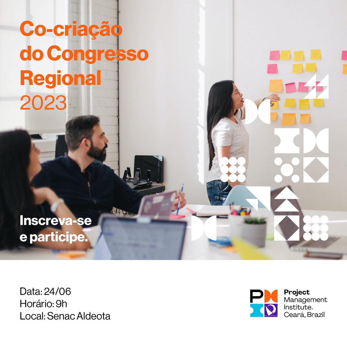 Junte-se a nós no incrível evento de co-criação do 13° CRGPL em 24/06/2023. 
Sua contribuição é essencial! 

🗓️ 24/06/2023
⌚ 9h
📍 SENAC Aldeota

🔗 Inscrições: linktr.ee/pmice?rdst_src…