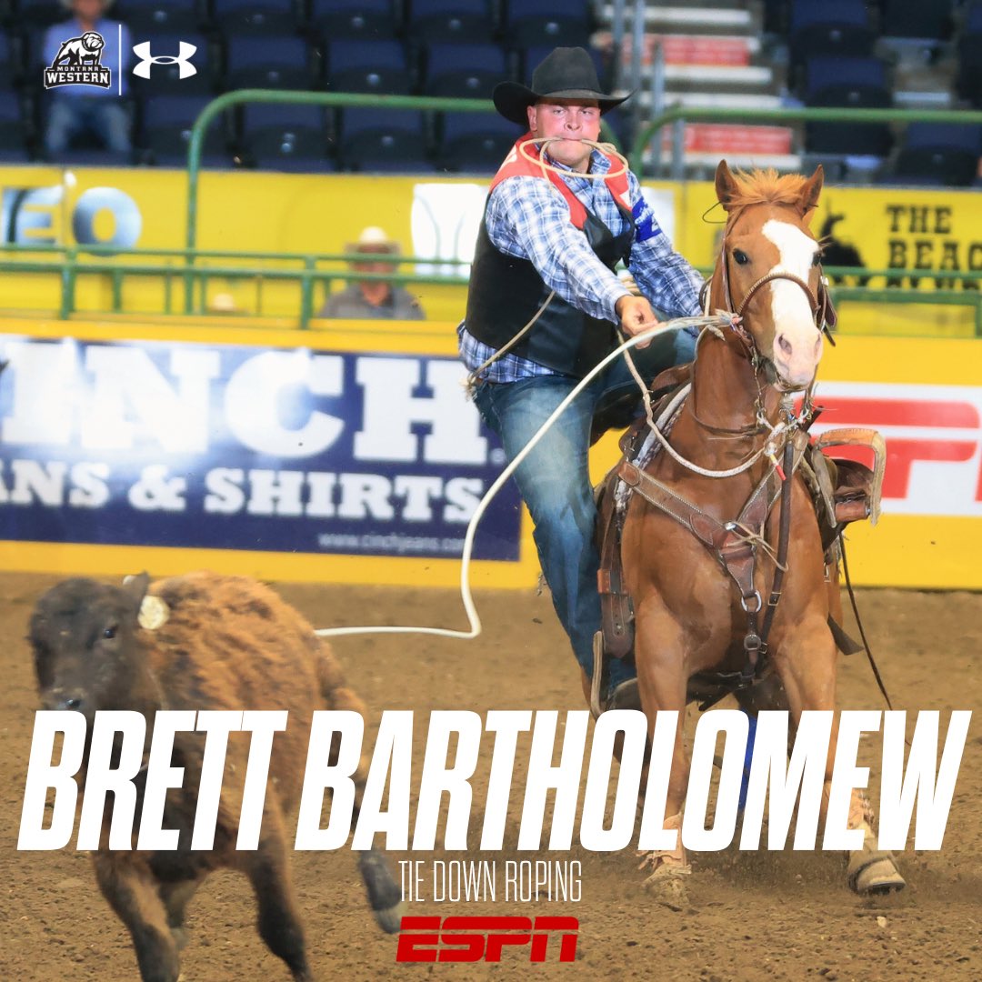 UMW_Bulldogs's tweet image. More Bulldog rodeo action TONIGHT!! Tune in to ESPN3 to catch these Bulldog men competing tonight in the 3rd Go Round at 7PM MT.
#GoBulldogs | #CNFR