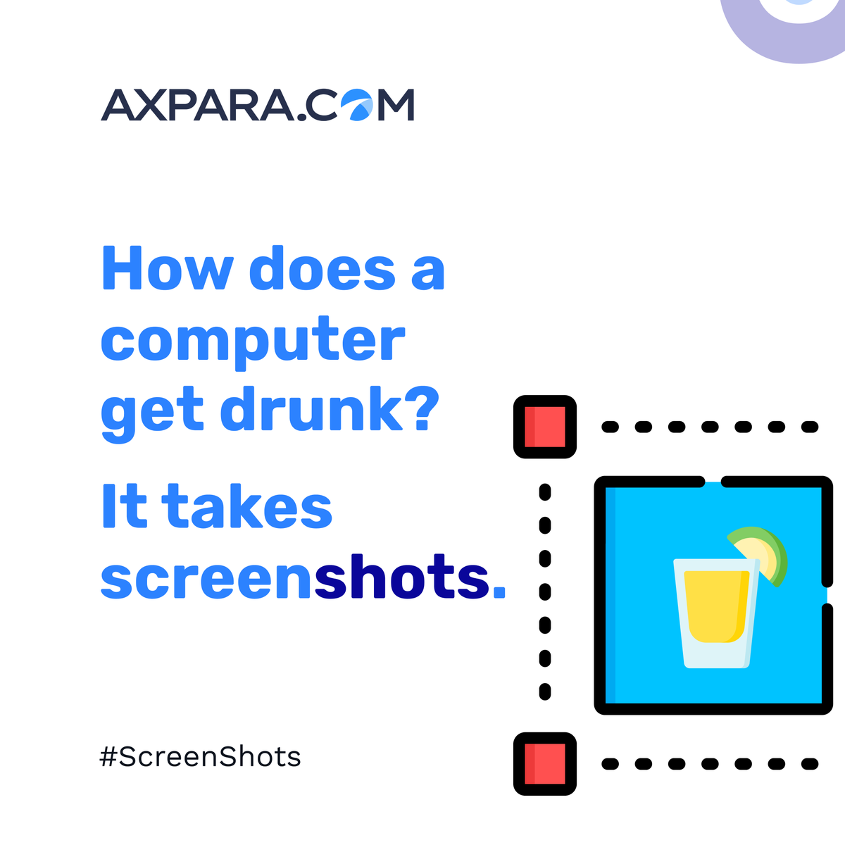 Axpara_com's tweet photo. Cheers to the computer that knows how to have a good time! 🍻📸 Who needs a bartender when you can take screenshots and capture the fun memories? #TechHumor https://t.co/LhCVMzeX6B