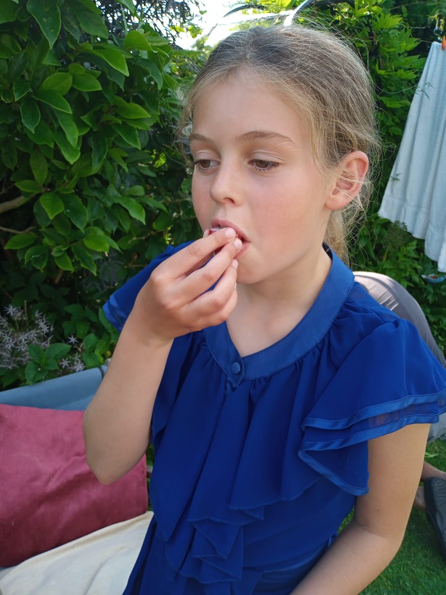 The fruits of Orla's labour at grandma's, her fingers are greener than mine! home grown radishes planted; harvested, prepped and eaten! <a href="/CCCRPrimary/">CCCR Primary School</a> #growyourown