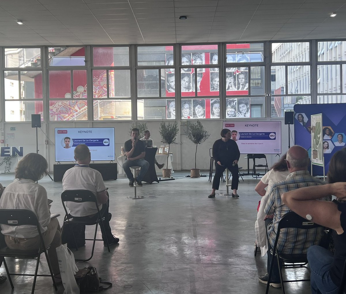 « La chose qui compte le plus pour les employés c’est leur salaire jusqu’à ce qu’ils connaissent la semaine de 4j » Une keynote avec Laurent De La Clergerie sur la #semainede4j😍
#NextGenSummit23
