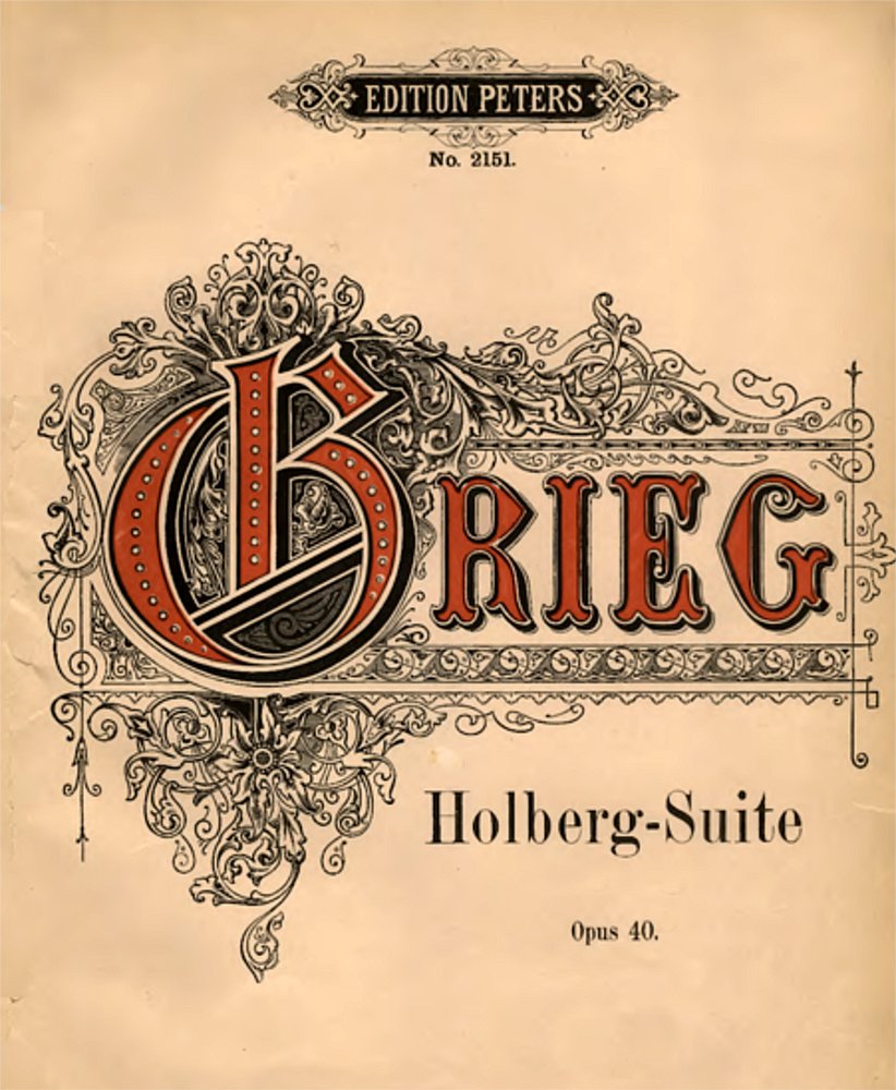 My favorite Grieg work is his five movement, neoclassical 'Holberg Suite.' Originally a piano piece, it was written in 1884 to mark the 200th birthday of Ludvig Holberg, a Danish-Norwegian humanist playwright. Grieg made the better-known transcription for strings a year later.