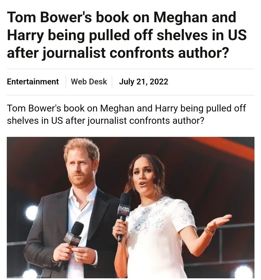 @NSome1ne @Chevyagl TOM BOWER'S BOOK ABOUT MEGHAN....HAD SO MANY LIES...THEY FORCED HIM TO REMOVED THE BOOKS FROM THE SHELVES 💯

 TOM BOWERS.... 🛑 STOP THE LYING