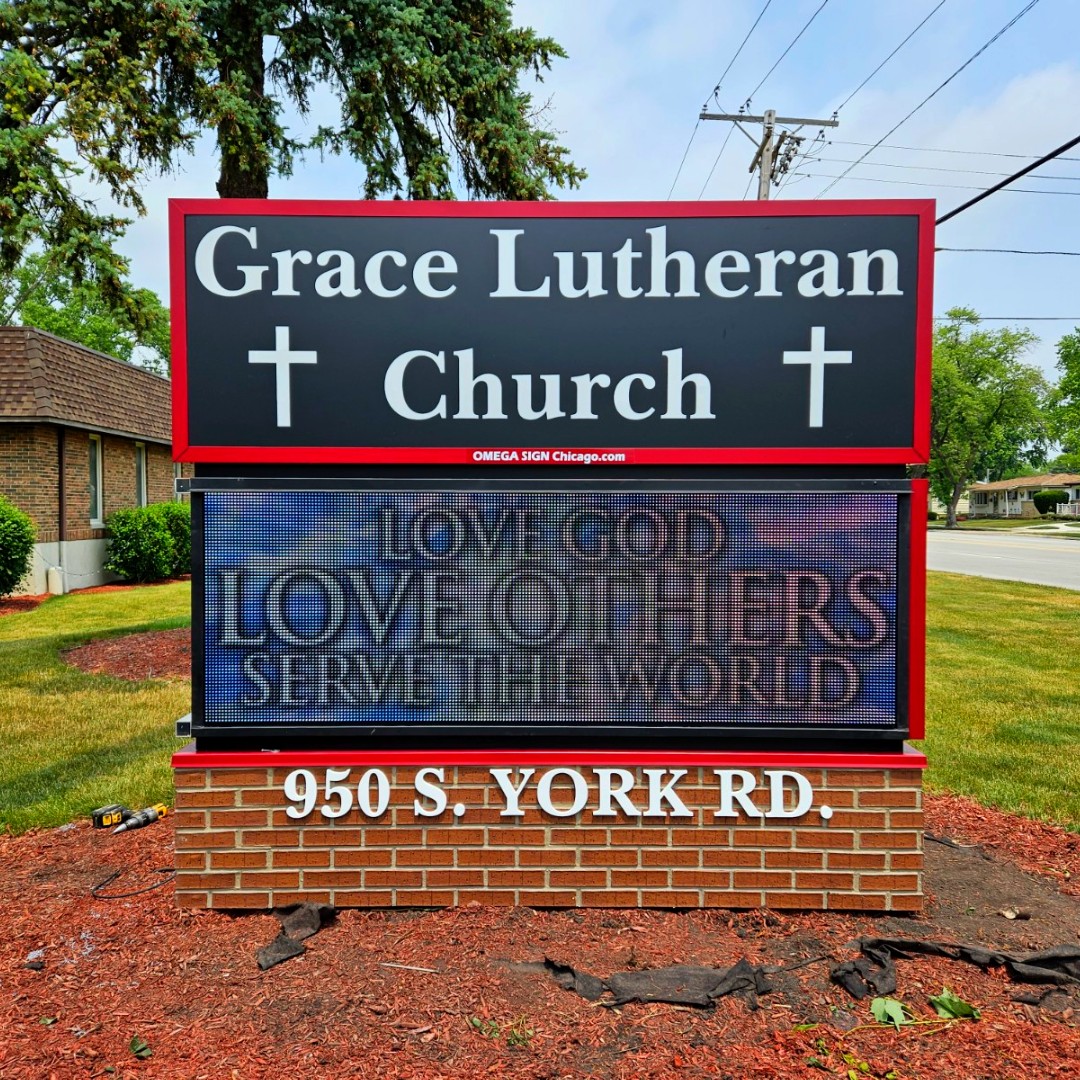 OmegaSignChicag's tweet image. Boost your business visibility in a big way with a Monument Sign! These grand signs make a big statement and ensure customers can quickly and easily locate your business. #monumentsigns #business #success