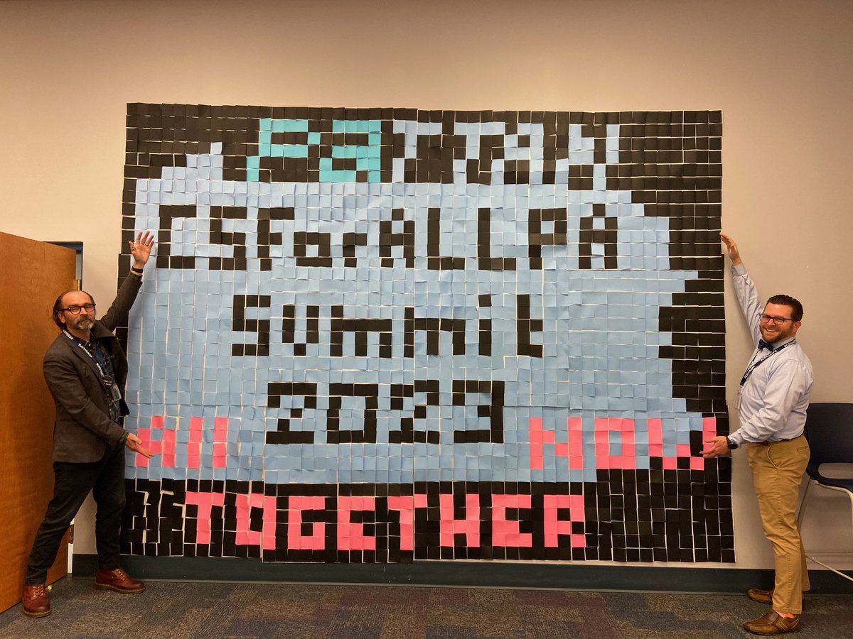 MCIULearns's tweet image. Check out this mural! Thank you to Sam Stansbery (@NorristownASD) and Andrew Kuhn (@MCIU), who led an inspiring session at #CSforAllPA. Participants were inspired to think creatively about involving high schoolers in the implementation of CS with elementary students. #NASDProud