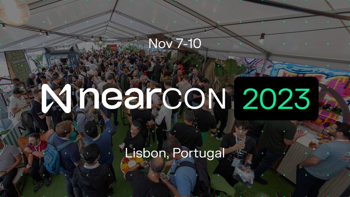 NEARProtocol's tweet photo. 📣 Announcing NEARCON 2023!

Join us in Lisbon from November 7-10 for an unforgettable journey into the open web. Early bird tickets are now available for just $79. Don't miss out!

Purchase your tickets at https://t.co/YA5Qe6Ka44

#NEARCON2023 #NEAR https://t.co/bQpEYNlq3j