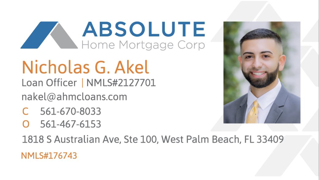nikoaceking's tweet photo. @zeffer23 @theRealKiyosaki Mortgages are sold on the secondary market so the bank that initially does your loan will not hold your mortgage so this wouldn’t effect you at all. I’m actually a mortgage lender in Florida feel free to reach out I can help you out. Here’s my business card: https://t.co/QJmeVT9MPI