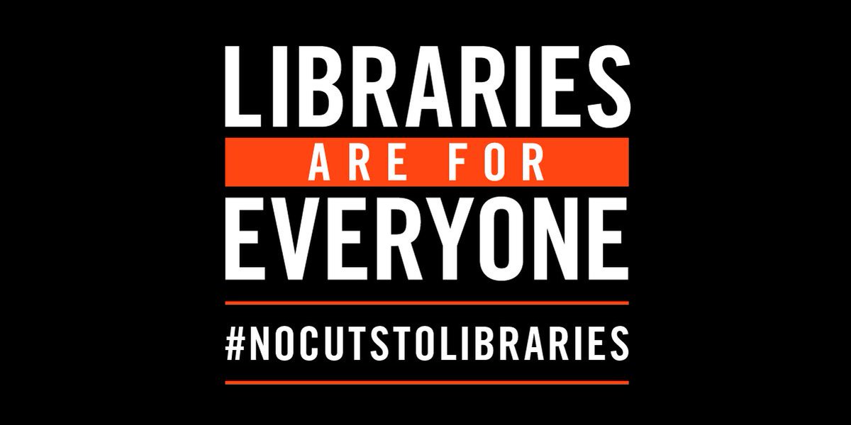 Libraries are just 0.4% of the city budget, but their benefits are *priceless.* Don't cut New Yorkers short, <a href="/NYCMayor/">Mayor Eric Adams</a> &amp; <a href="/NYCCouncil/">New York City Council</a>. We need our libraries. #NoCutsToLibraries investinlibraries.org