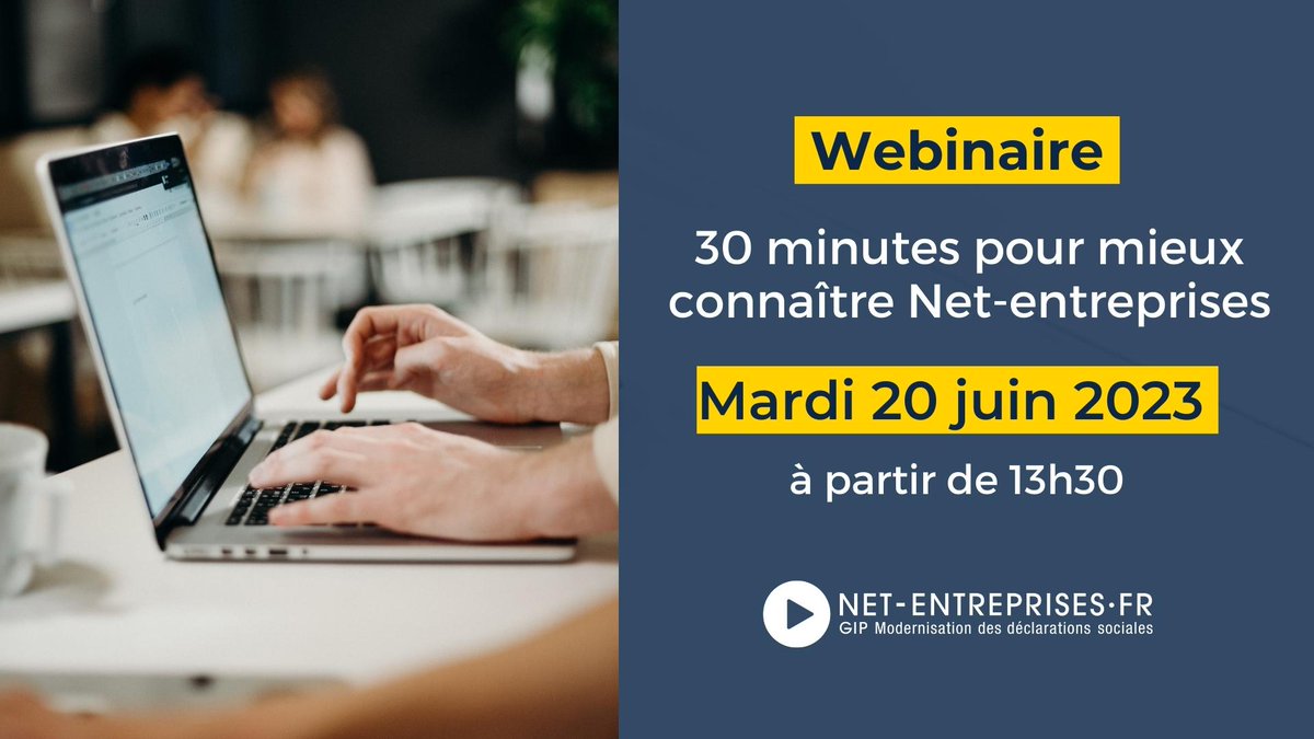 net_entreprises's tweet photo. đŽ Webinaire : le ComitĂ© RĂ©gional de Bretagne sera en direct pour rĂ©pondre Ă vos questions sur les services de Net-entreprises !
đ Rendez vous le mardi 20 juin de 13h30 Ă 14h !
đ Les inscriptions sont ouvertes : https://t.co/kuhOk8xvbi
#NetEntreprises #Webinaire https://t.co/puwfbx8HGw