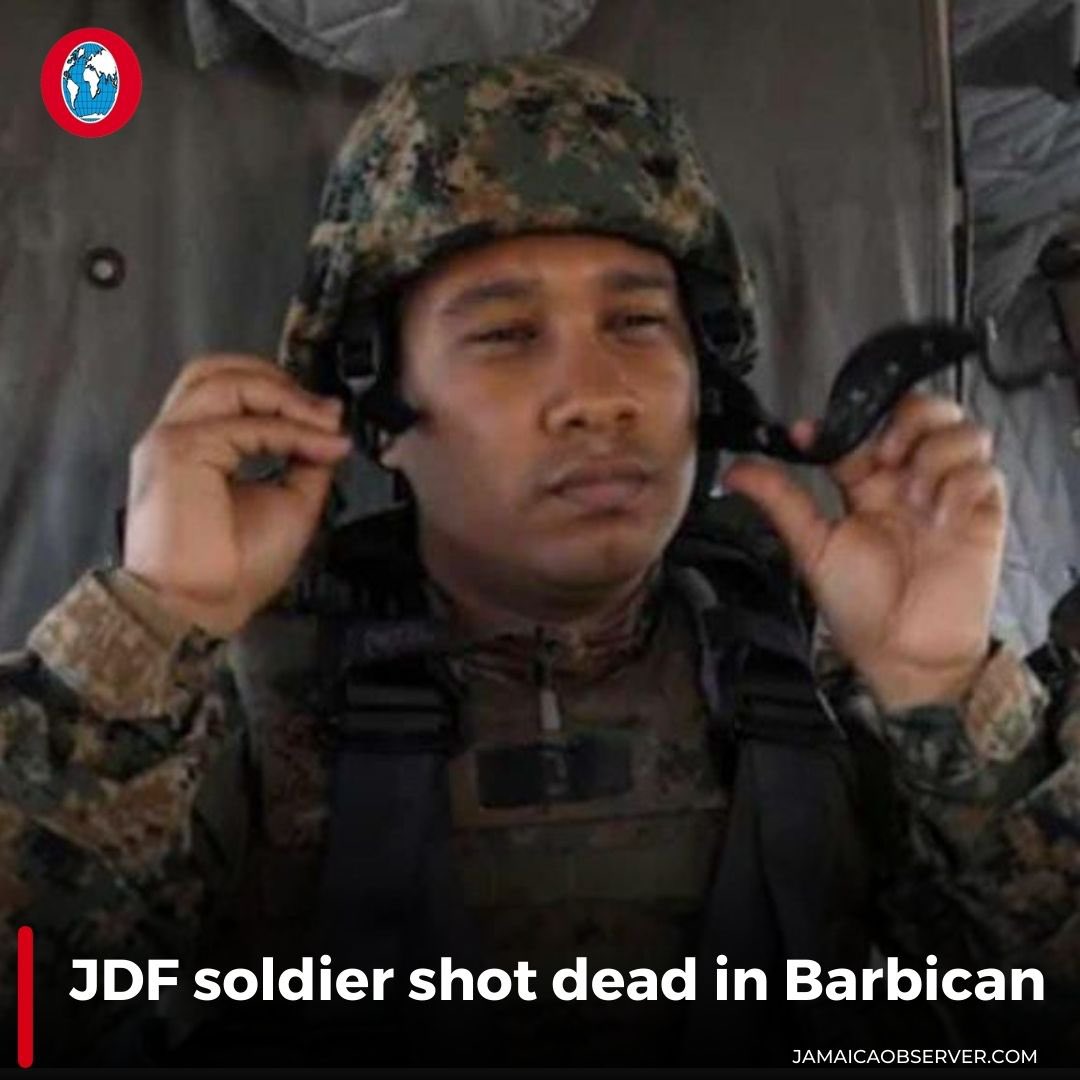 A member of the Jamaica Defence Force was shot and killed in Barbican on Thursday morning.

He has been identified as Major BP Williams.
jamaicaobserver.com/latest-news/jd…