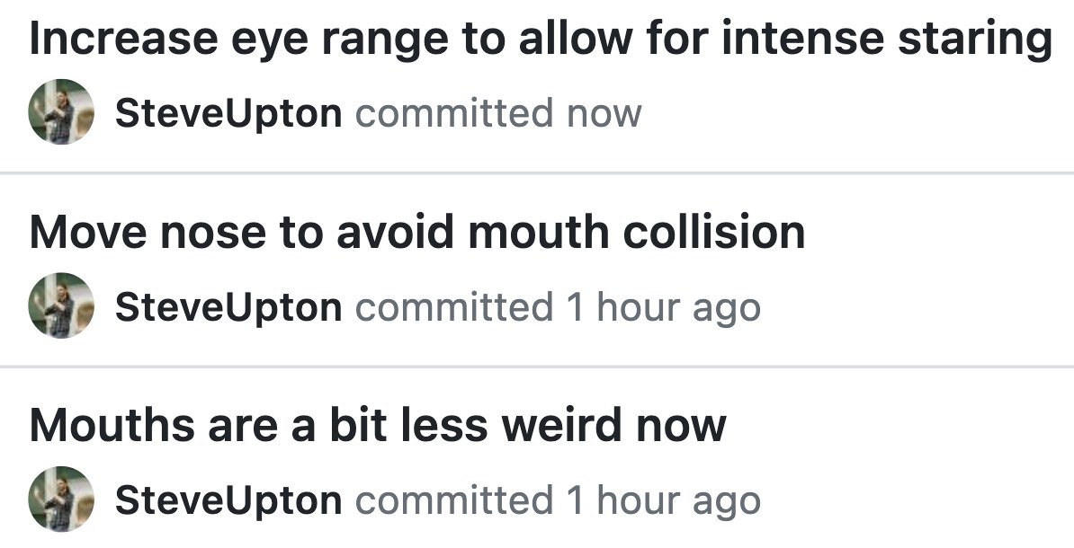 One day, the world will see my code and weep