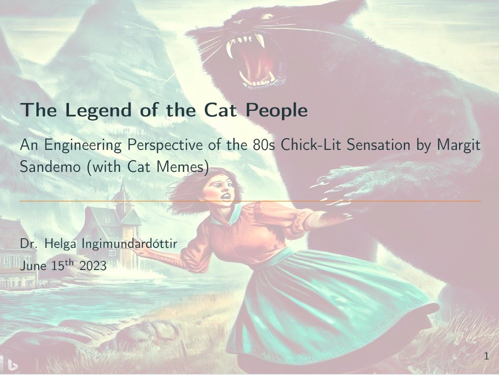 Ég hef aldrei verið jafn stolt af glærukynningu…