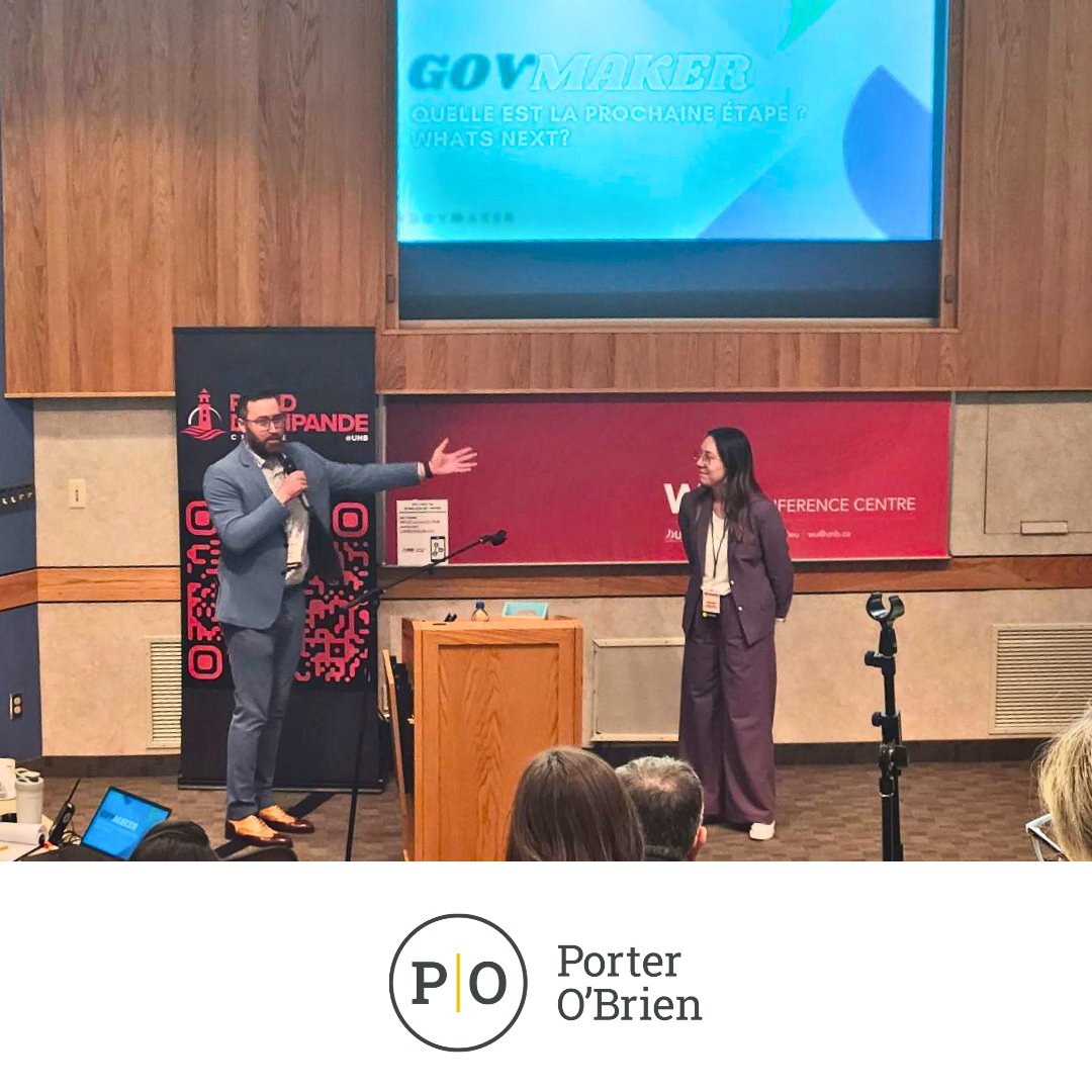 porter_obrien's tweet photo. Congratulations to the organizers of #GovMaker, a conference held in Fredericton yesterday focused on advancing open government and innovation in New Brunswick! https://t.co/DkWRpCZ0wB