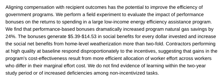 SSRC (@ssrc_org) on Twitter photo The research elegantly illustrates how social & behavioral science can help address climate change mitigation:
<a href="/EricaMyersEcon/">Erica Myers</a> <a href="/pa_christensen/">Peter Christensen</a> <a href="/pwfBldgIAQ/">Paul Francisco</a> looked at a very large existing home weatherization program & found a way to improve it w/ a simple behavioral insight. The research elegantly illustrates how social & behavioral science can help address climate change mitigation:
<a href="/EricaMyersEcon/">Erica Myers</a> <a href="/pa_christensen/">Peter Christensen</a> <a href="/pwfBldgIAQ/">Paul Francisco</a> looked at a very large existing home weatherization program & found a way to improve it w/ a simple behavioral insight.