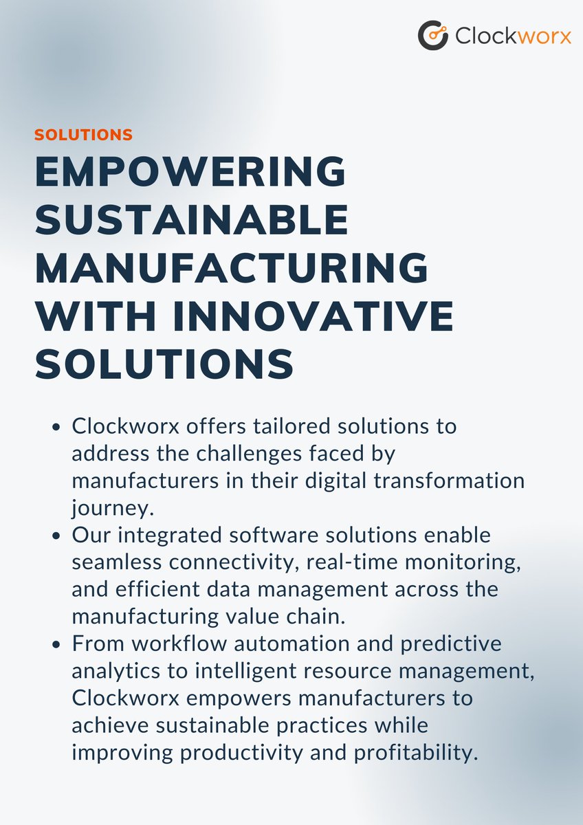 🌐 Digital Transformation for a Sustainable Manufacturing Workplace 🏭✨

 us on this transformative journey. Together, we can shape the future of manufacturing! ✨

Read more here: lnkd.in/dTeuHE42

#DigitalTransformation #ManufacturingIndustry #Sustainability