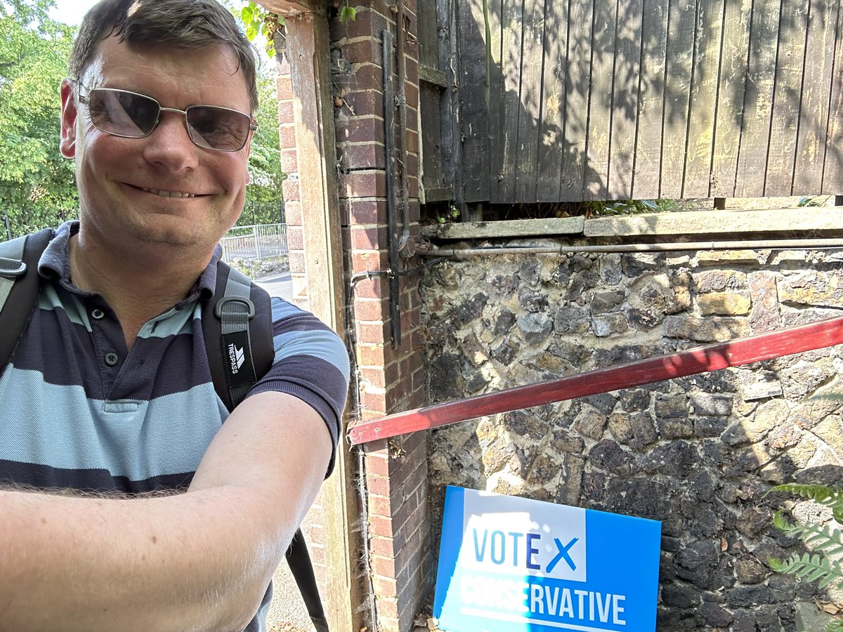 Gorgeous weather in Uxbridge, though suspect number 1 son will enjoy chastising me for not heeding my own warnings about sun cream!