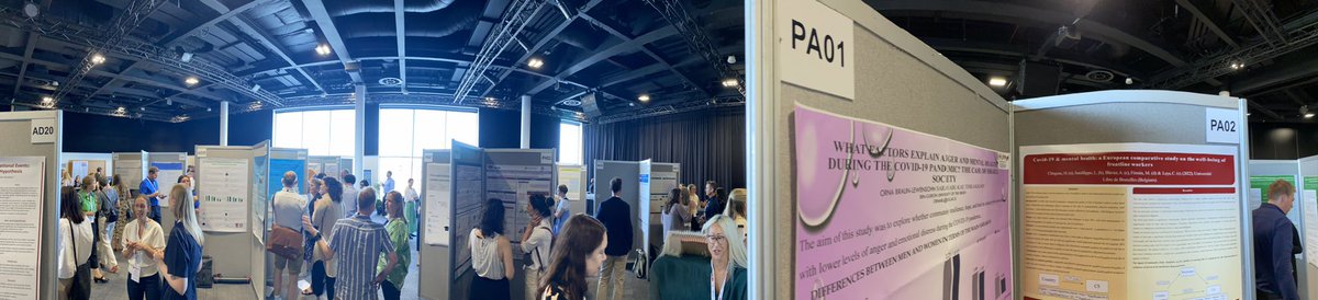 YeferArdila's tweet photo. Here at #ESTSS2023 @QUBelfast present our research about PTSD in Colombia @ProfArmour @VeroAkle @MediUniandes https://t.co/6BcNHD8Djg
