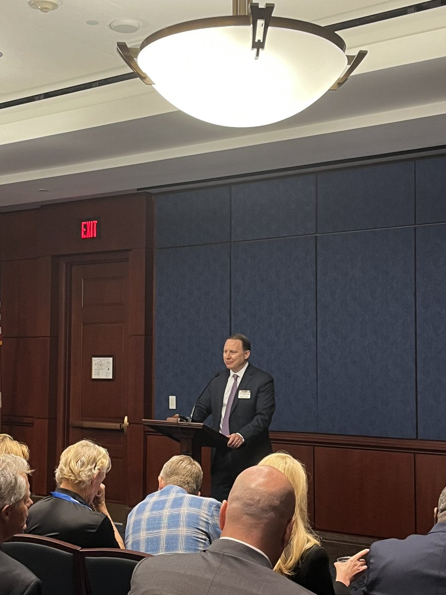 CUFederal's tweet photo. COGR President Matt Owens with a very important reminder on U.S. competitiveness in science and technology: “If we’re going to be a leader in the world, we need to be a leader at home.” #colocapconf2023 https://t.co/Xw6F31aXY9
