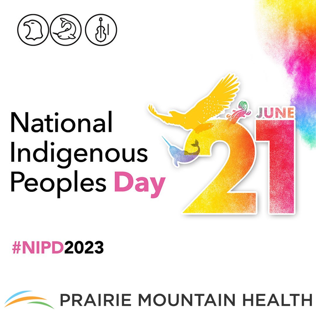 NIPD is coming up on June 21. PMH acknowledges the history, heritage, traditions and experiences of First Nations, Inuit and Métis peoples within our health region.  ow.ly/6Zfm50OB4p0
PMH's Indigenous Health Services: ow.ly/rW1y50OB4rf
NIPD: ow.ly/keUO50JCQwP