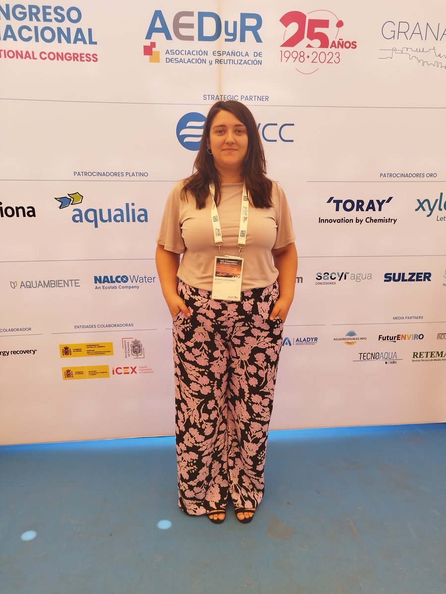 CETAQUA's tweet photo. 📢Un placer asistir al XIII #CongresoAEDyR
Nuestra project manager, Adriana Romero, trataba sobre producción de #AguaRegenerada rica en nutrientes y la valorización de concentrados para la producción de hipoclorito en el marco del proyecto #LIFEConquer
👉 https://t.co/t5LIwJkgdA https://t.co/ud6E9pCbcE