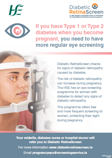 If you are a woman with #diabetes and you become pregnant, you will be offered more regular eye #screening by #DiabeticRetinaScreen. Screening is free and if treatment is required, it’s also provided free of charge. Find out more: bit.ly/drsinpregnancy #ChooseScreening