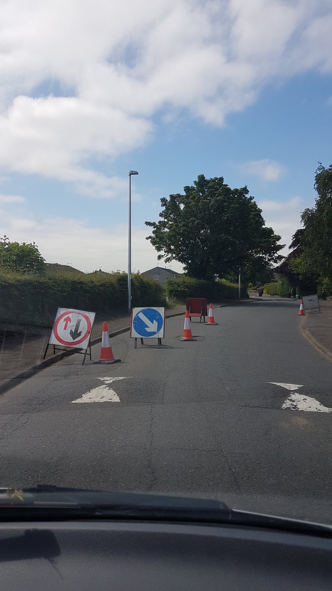 T33EWS's tweet photo. @DouglasKirkham1 @ELCouncil Nor mine - I got blocked by them for my reply.  They hadn't passed it on as stated as I had to chase it after no action taken 2 weeks later! So basically lied to 😡  Its still not been fixed and the road signs put up are a joke - both show give way to oncoming traffic 🤡 https://t.co/bNk8FJsQ9k