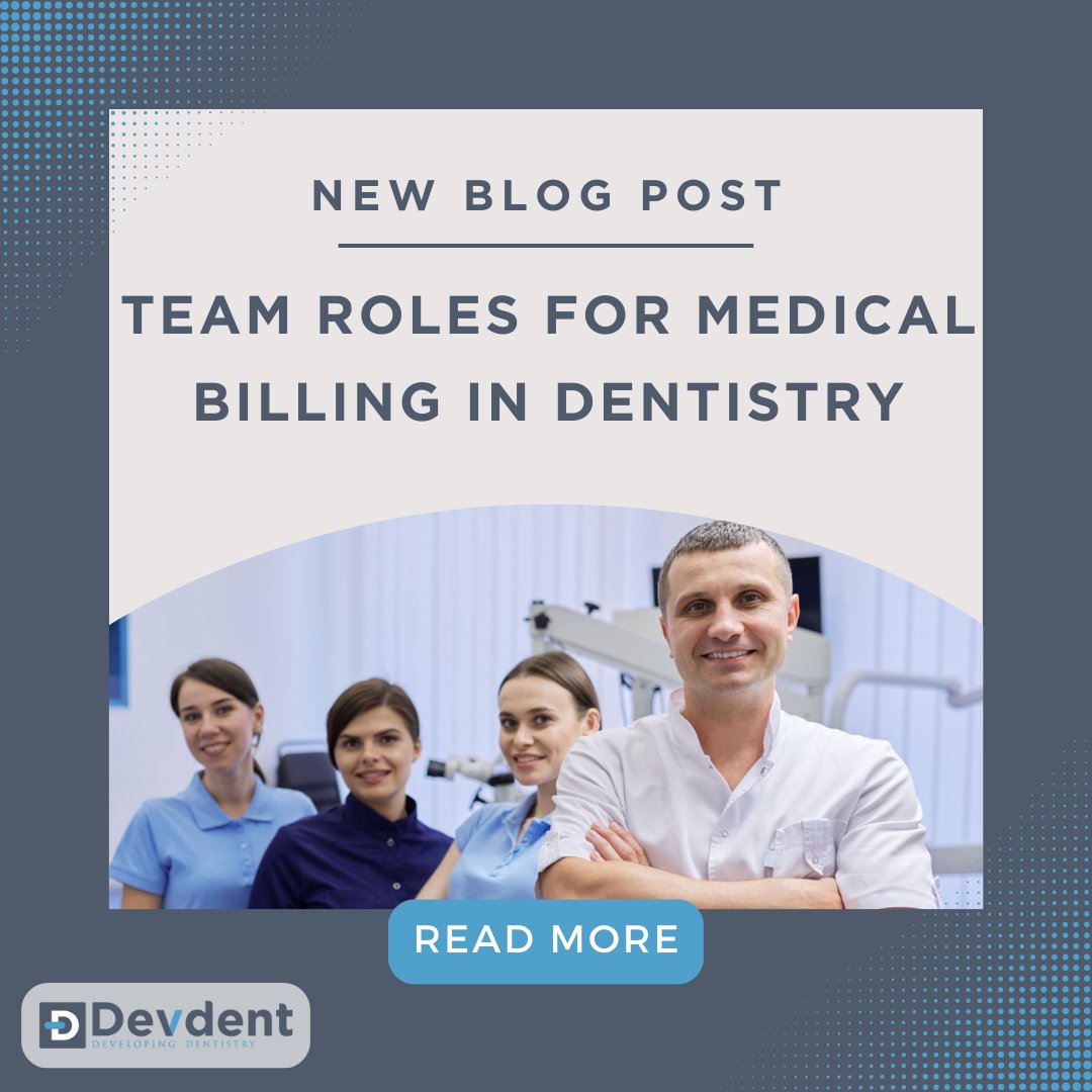 Your whole team plays a vital role in billing medical insurance for dental treatments. Find out how each team member’s role can improve case acceptance today! bit.ly/3Lsg62k

 #teamwork #insurance #billing #medicalinsurance #dentaltreatments