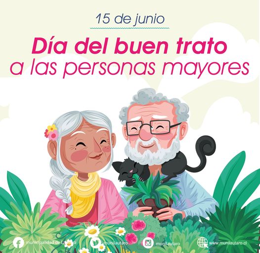 DÍA DEL BUEN TRATO A LAS PERONAS MAYORES👵🧓
📅Este 15 de junio se celebra en nuestro país el Día del Buen Trato a las #PersonasMayores