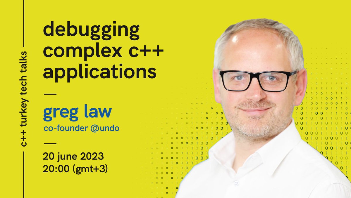 cppturkey's tweet image. C++ Developer Community of Turkey
New Online Event
Debugging Complex C++ Applications
@gregthelaw
meetup.com/c-user-group-i…