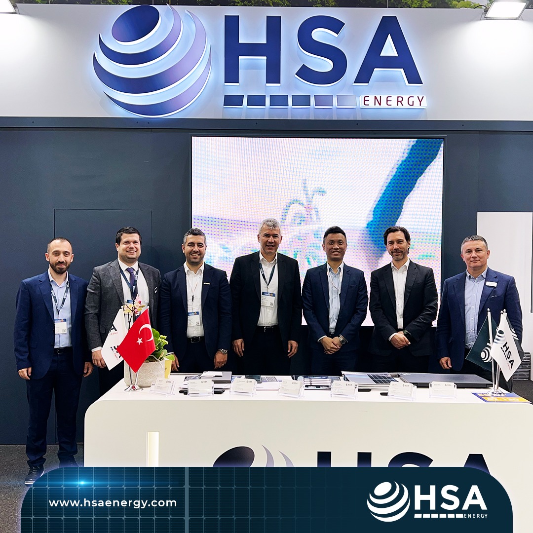 hsaenergy's tweet photo. We have completed our second day at Messe München exhibition, we thank our visitors who visited us at our booth. On the last day of the exhibition, we will be expecting  our guests to the booth!
#hsa #hsaenergy #bluepine #solareurope #intersolar #intersolareurope #intersolar2023 https://t.co/D9yQ0jpAAW