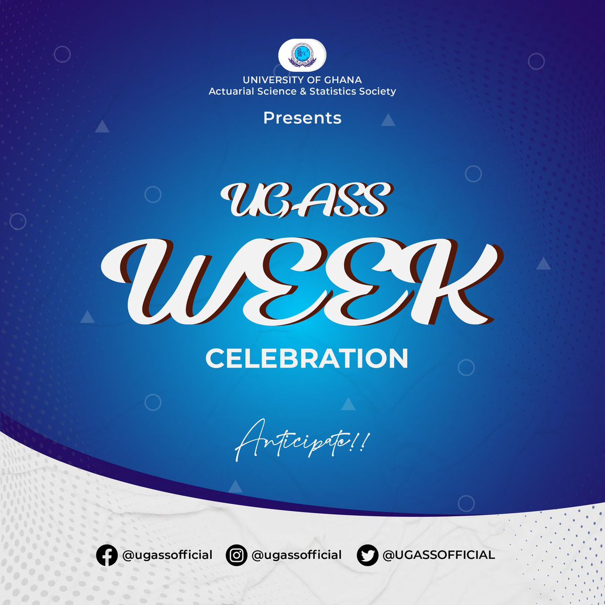 ugass_'s tweet photo. 💫Dear students, don't miss out on our exciting and power-packed week celebration which is just around the corner!💃🤩 Join us to celebrate a week full of intriguing activities, impactful programs, special events and many more🤩🥰
🐜ticipate🤩
#UGASSWC'23
#UGASS FOR DEVELOPMENT https://t.co/ChkeVDL8Qf