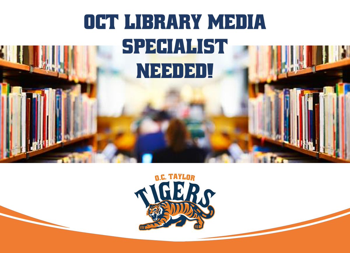 Do you love technology? books? children? If so, please apply to be our OCT Library Media Specialist! (Please retweet.) Apply here: grapevinecolleyville.tedk12.com/hire/index.aspx #OCT4u <a href="/GCISD/">Grapevine-Colleyville ISD</a>