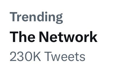 Booksey's tweet photo. Comment “The Network”

You have 60 minutes.

Taking notes 📝 https://t.co/b5BAfCYlng