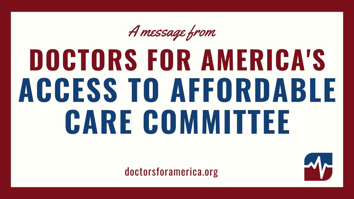 PRESS RELEASE: Doctors for America Condemns Lawsuits by Merck and U.S. Chamber of Commerce That Put Profits Over Patients 

bit.ly/DFA-PR061523