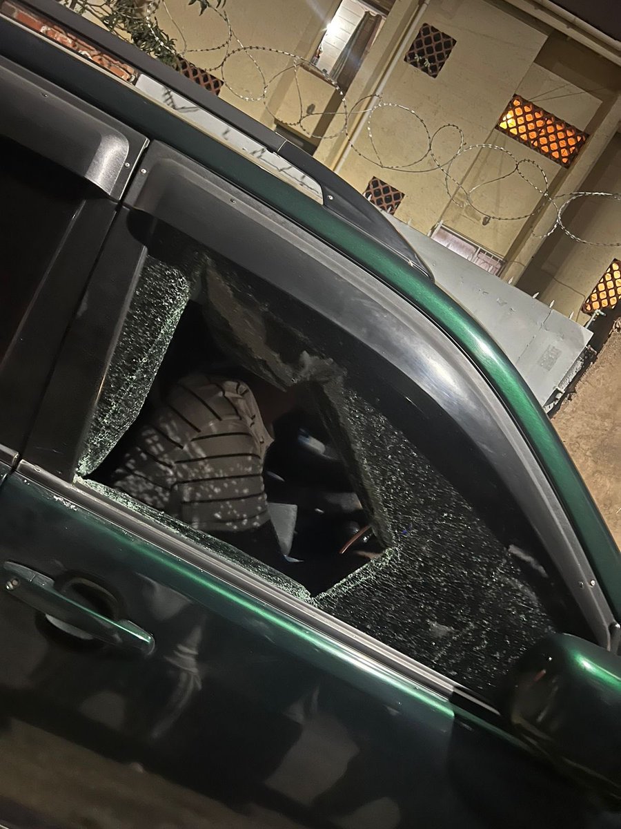 This is my car which was vandalized by the same goons last week in the same area <a href="/DCI_Kenya/">DCI KENYA</a> <a href="/NPSOfficial_KE/">National Police Service-Kenya</a> <a href="/IG_NPS/">Inspector General of Police- Kenya.</a>