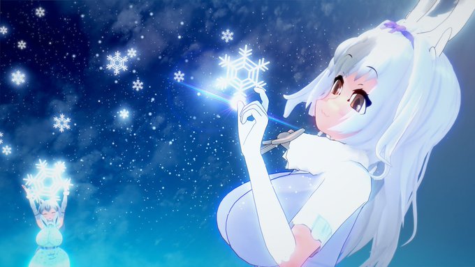 カンジキウサギ配布します。最近新しく登場したうさぎフレンズでカナダオオヤマネコとはたくさんの多くの関係に絡んでいます。性格は声高なギャルキャラに設定し、服装はけもフレ3の服装を含め、白と紫の組み合わせの服装をしています。

#けものフレンズ
#コイカツ 