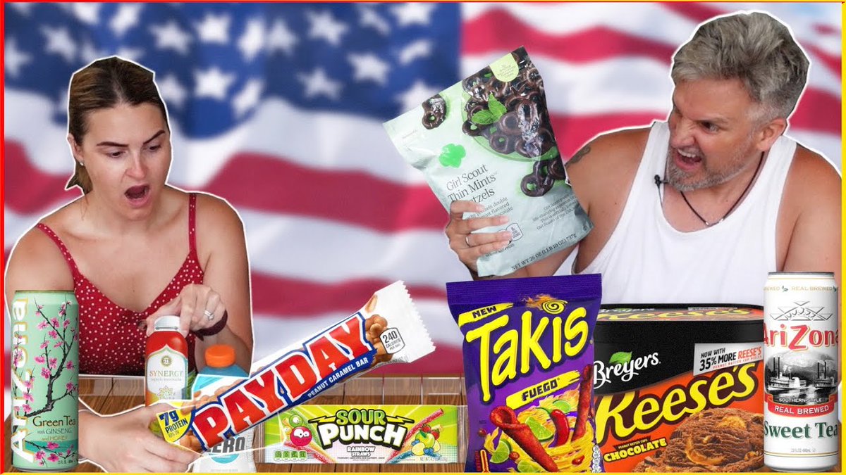 Did somebody say snacks? Today we try all the snacks and drinks in America that we've not seen or tried before.
Link in the comments.

#mrhandfriends #youtubereactions #britishfamilyreacts #foodreaction #brits #try #britstry #snacks #soda #takis #arizonatea #reeses #candy