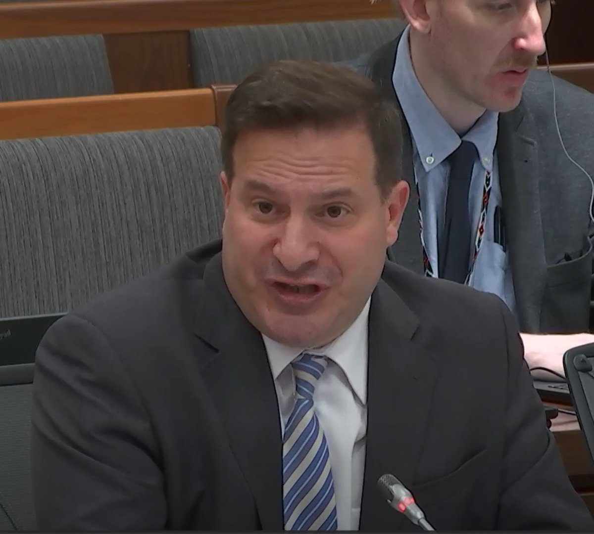 cbcwatcher's tweet image. Mendicino doubles down on his lie that the Emergencies Act was enacted as a &quot;result of consultations with police forces.  This is exactly what I said&quot;

And none of the police forces asked for it... #PROC